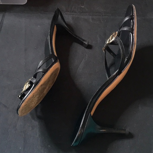 Gucci Black Heels with Silver GG - Picture 6 of 9